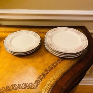 Noritake Rothschild Ivory China Baroque Salad & Bread Butter Plates 7293 NEW